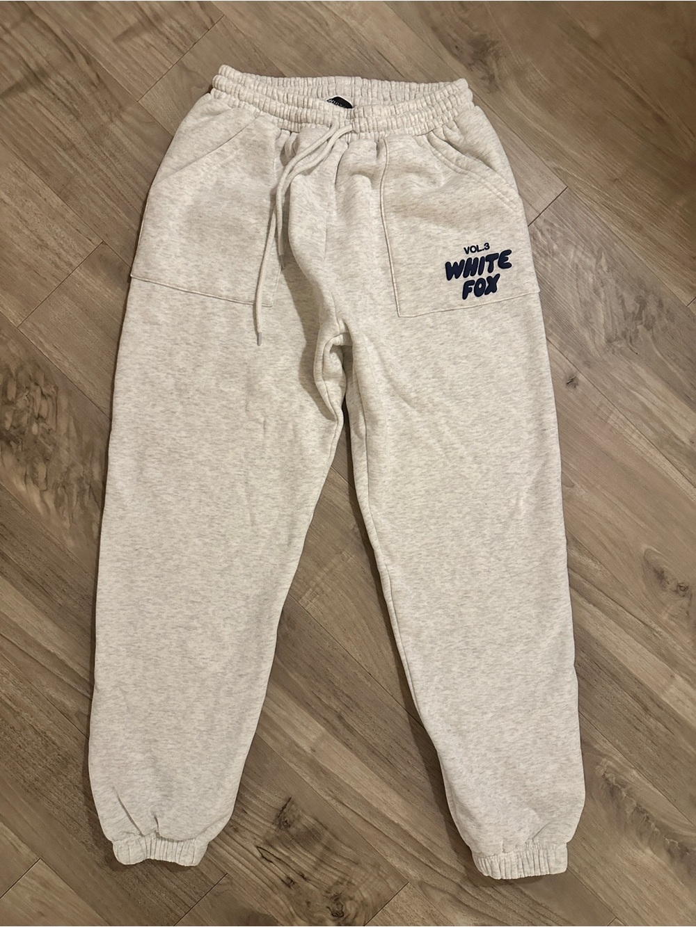 White Fox Boutique Offstage Sweatpants in Mineral Grey - Picture 6 of 9